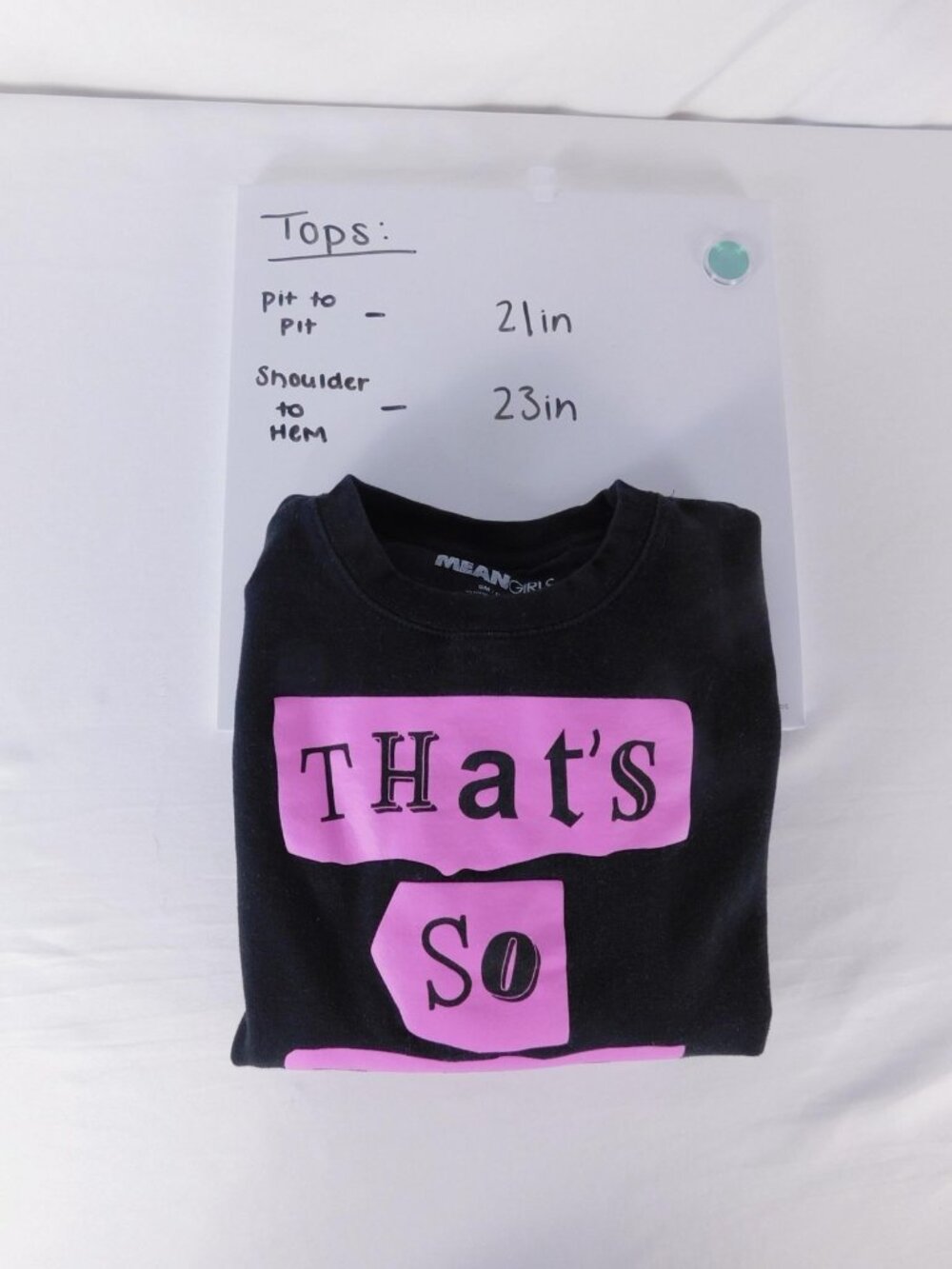 Mean Girls Pullover Womens S Black That's So Fetch Graphic Crew Neck Sweatshirt - Picture 4 of 4